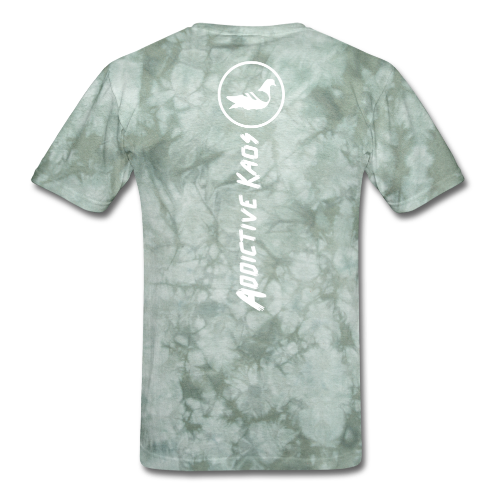 Looted Men's T-Shirt - military green tie dye