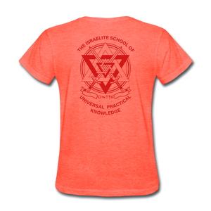Hold The Torch Women's T-Shirt - heather coral