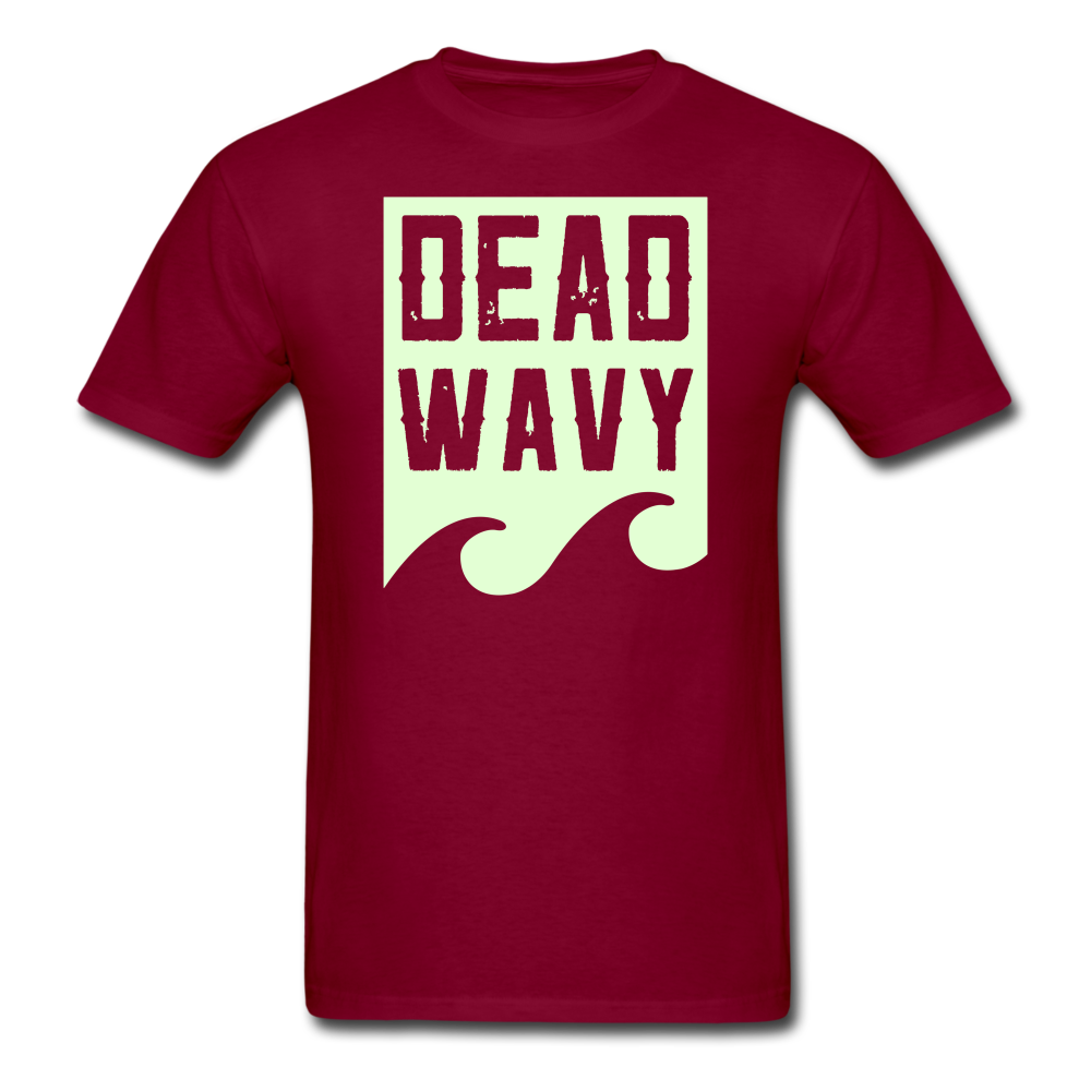 Dead Wavy (Glow) Classic T-Shirt - burgundy