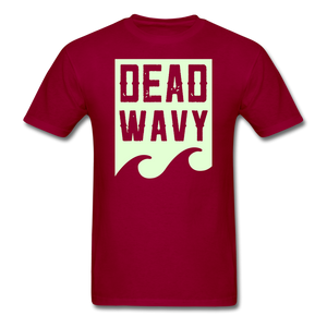 Dead Wavy (Glow) Classic T-Shirt - dark red