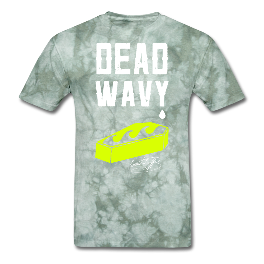 Dead Wavy Classic T-Shirt - military green tie dye