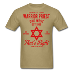 Warrior Priest (Capt. Special ) Short-Sleeve T-Shirt - khaki