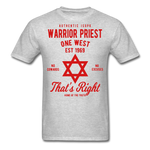 Warrior Priest (Capt. Special ) Short-Sleeve T-Shirt - heather gray