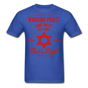 Warrior Priest (Capt. Special ) Short-Sleeve T-Shirt - royal blue