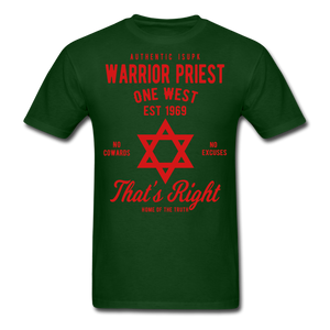 Warrior Priest (Capt. Special ) Short-Sleeve T-Shirt - forest green