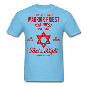 Warrior Priest (Capt. Special ) Short-Sleeve T-Shirt - aquatic blue