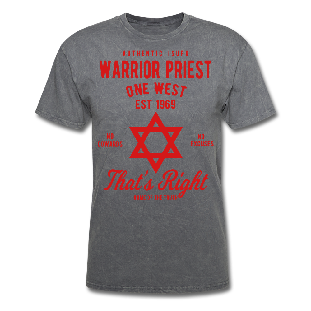 Warrior Priest (Capt. Special ) Short-Sleeve T-Shirt - mineral charcoal gray