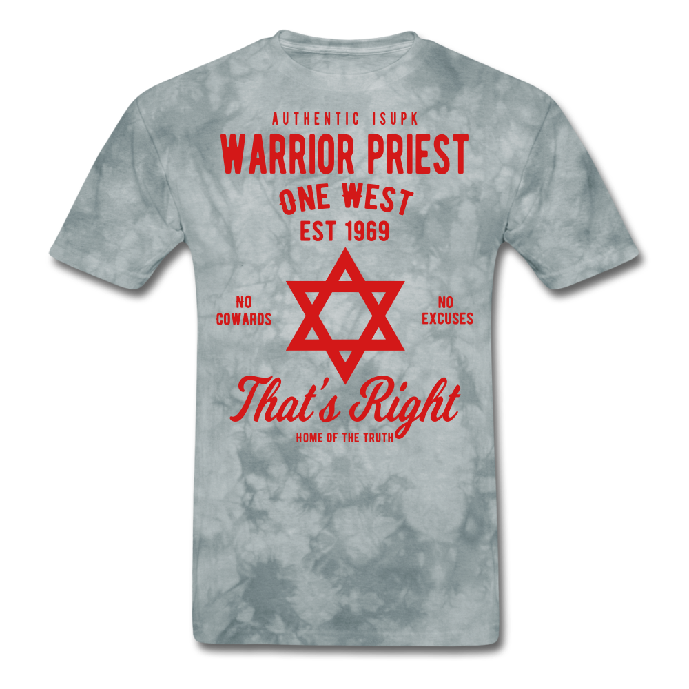 Warrior Priest (Capt. Special ) Short-Sleeve T-Shirt - grey tie dye