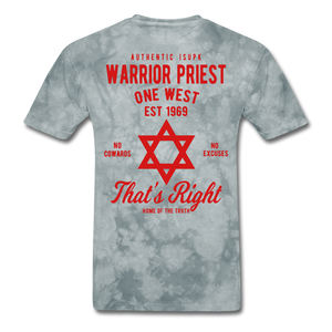 Warrior Priest (Capt. Special ) Short-Sleeve T-Shirt - grey tie dye