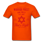 Warrior Priest (Capt. Special ) Short-Sleeve T-Shirt - orange