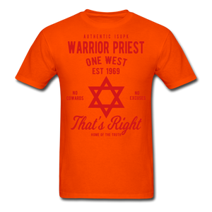 Warrior Priest (Capt. Special ) Short-Sleeve T-Shirt - orange