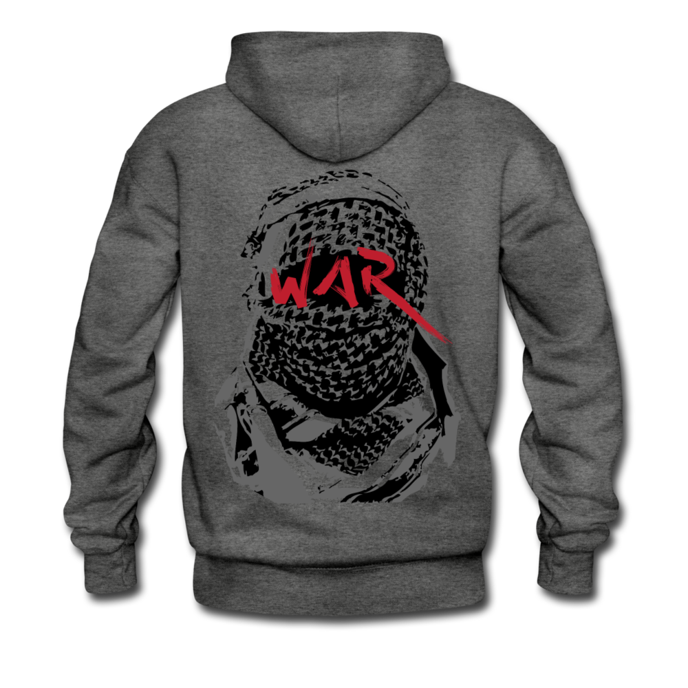 W.A.R Hoodie - charcoal gray