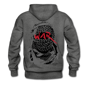 W.A.R Hoodie - charcoal gray