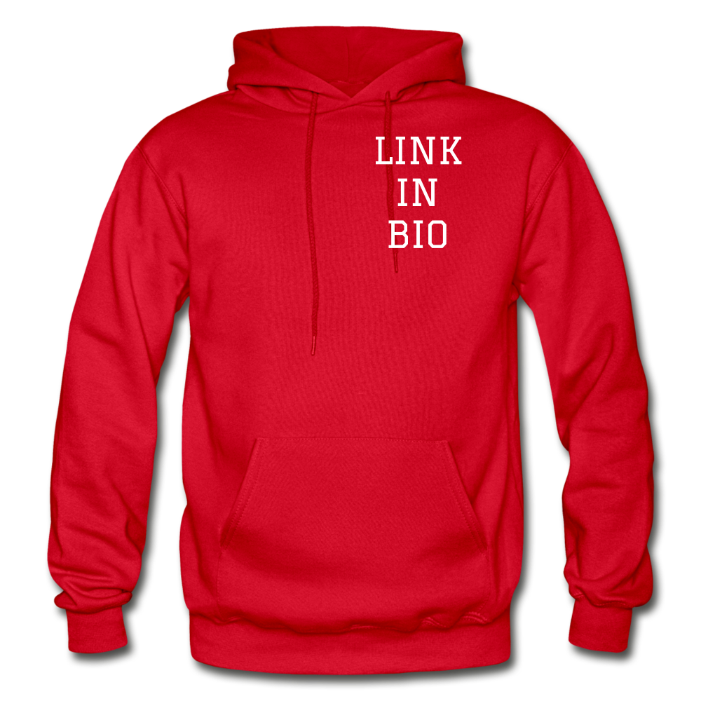 Link In Bio Hoodie - red