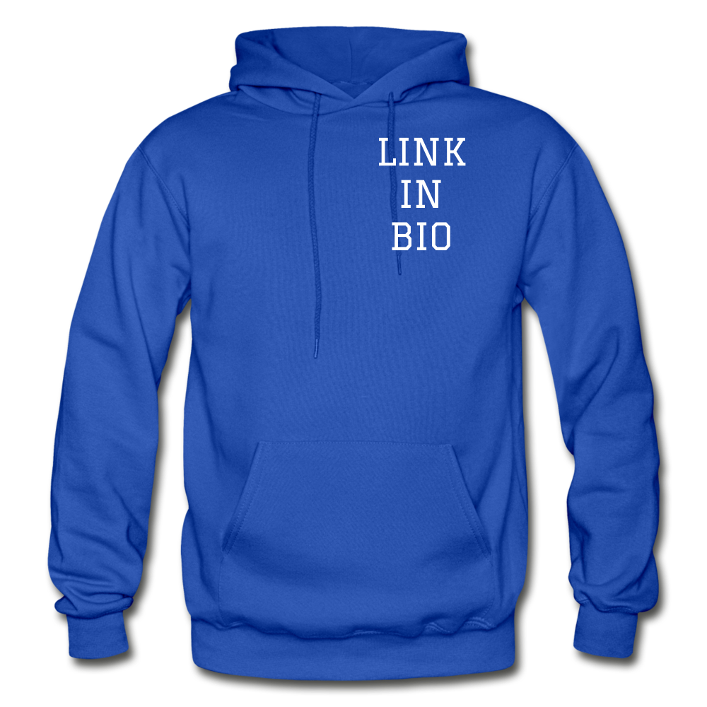 Link In Bio Hoodie - royal blue