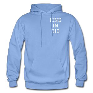 Link In Bio Hoodie - carolina blue