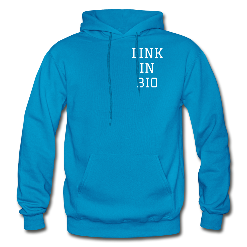 Link In Bio Hoodie - turquoise