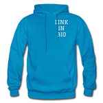 Link In Bio Hoodie - turquoise