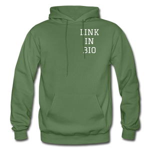 Link In Bio Hoodie - military green