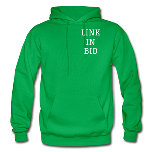 Link In Bio Hoodie - kelly green