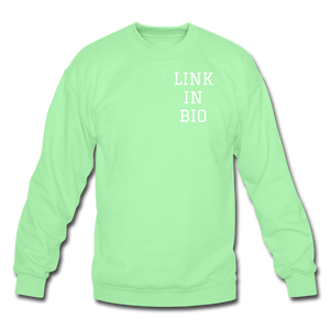 Link In Bio Crewneck Sweatshirt - lime