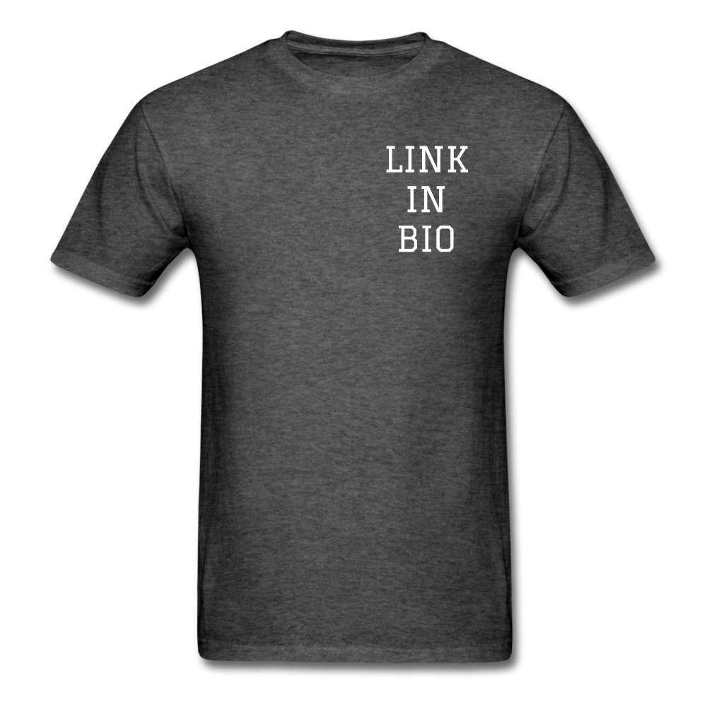 Link In Bio T-Shirt - heather black