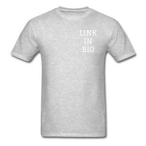 Link In Bio T-Shirt - heather gray