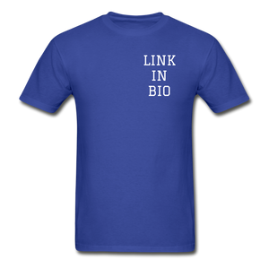 Link In Bio (alt) T-Shirt - royal blue