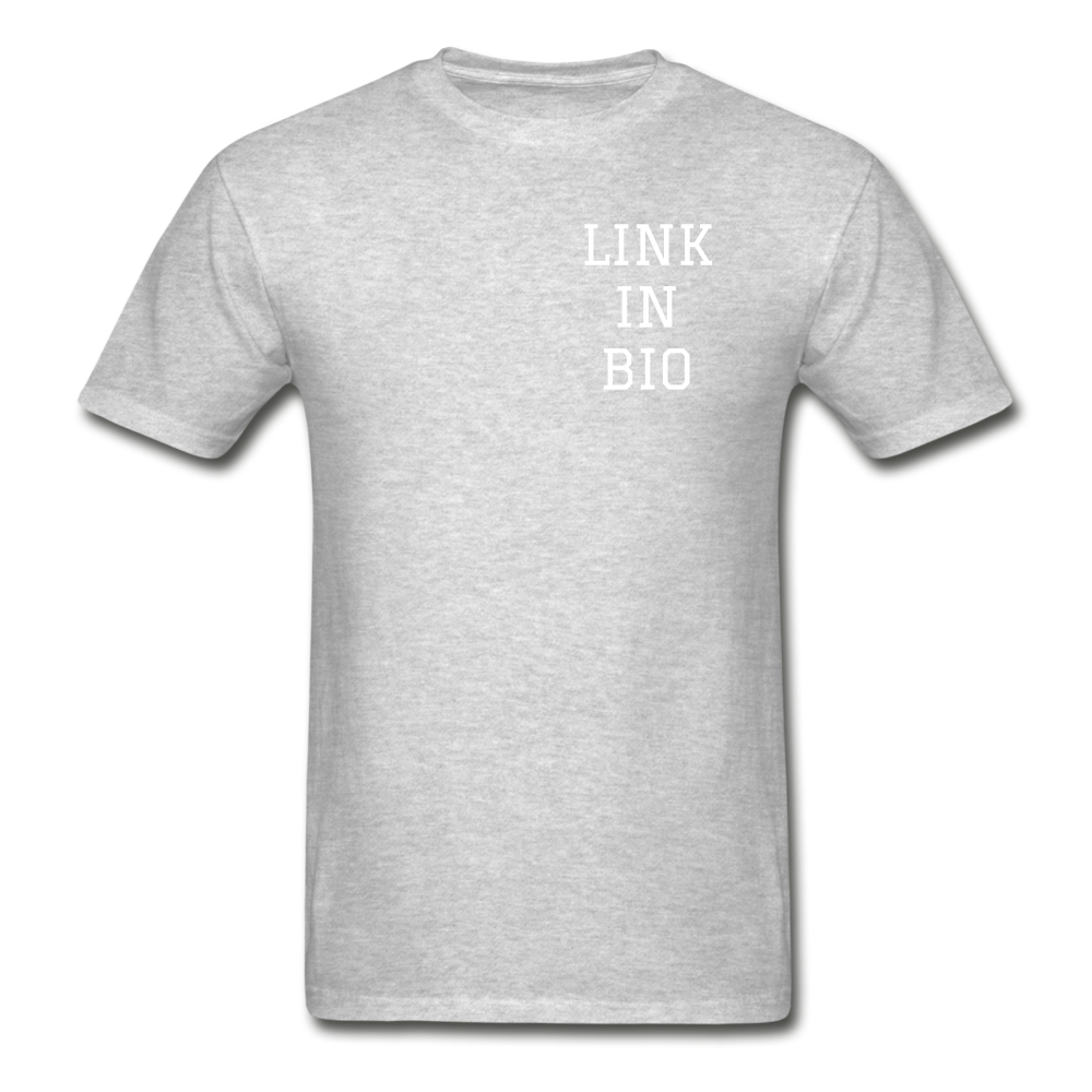 Link In Bio (alt) T-Shirt - heather gray