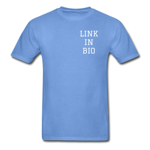 Link In Bio (alt) T-Shirt - carolina blue