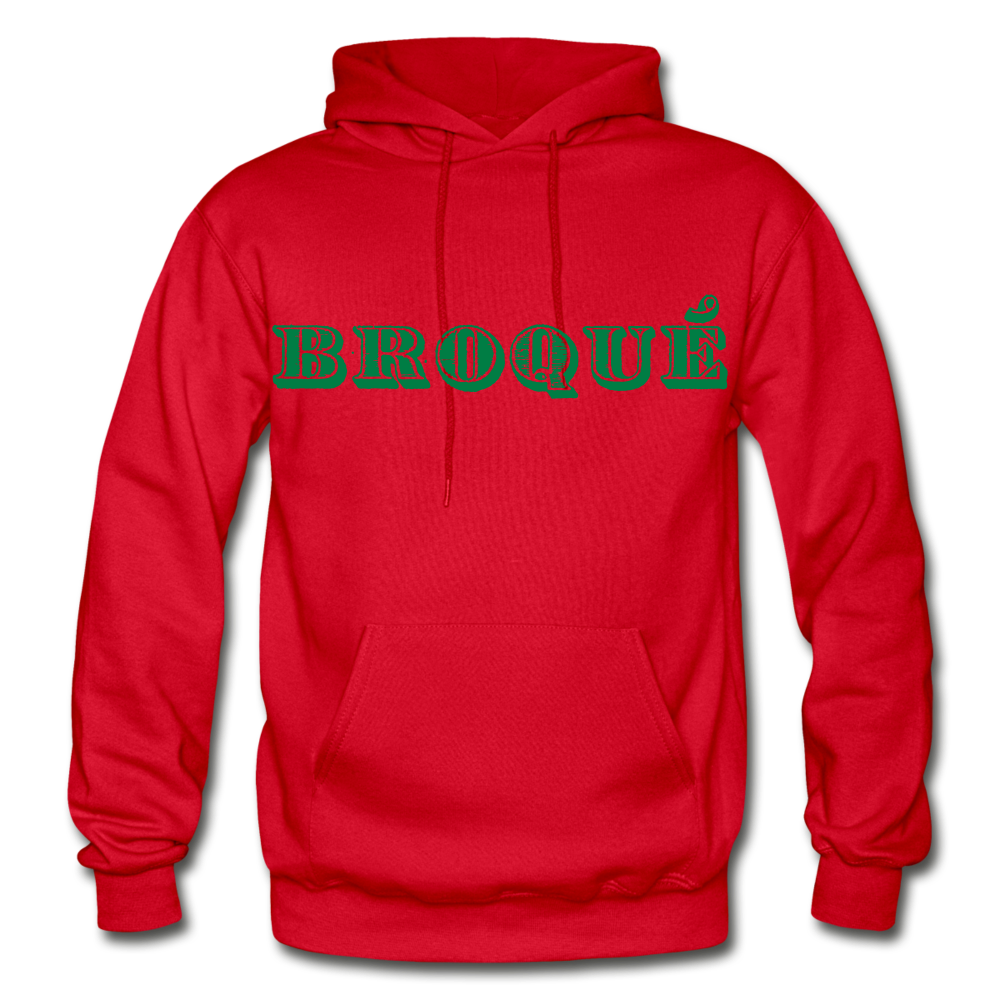 Broque Heavy Blend Adult Hoodie - red