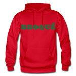 Broque Heavy Blend Adult Hoodie - red