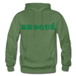 Broque Heavy Blend Adult Hoodie - military green