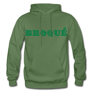 Broque Heavy Blend Adult Hoodie - military green