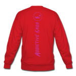 Percy Velvet Crewneck Sweatshirt - red