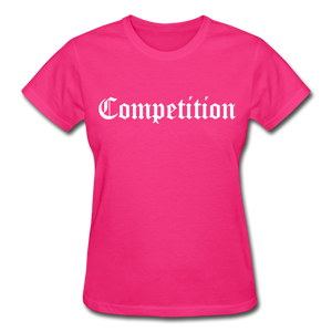 Competition Ultra Cotton Ladies T-Shirt - fuchsia