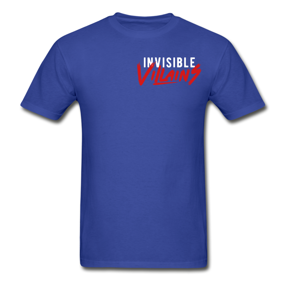 Invisible Villains T-Shirt - royal blue