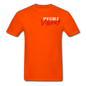 Invisible Villains T-Shirt - orange
