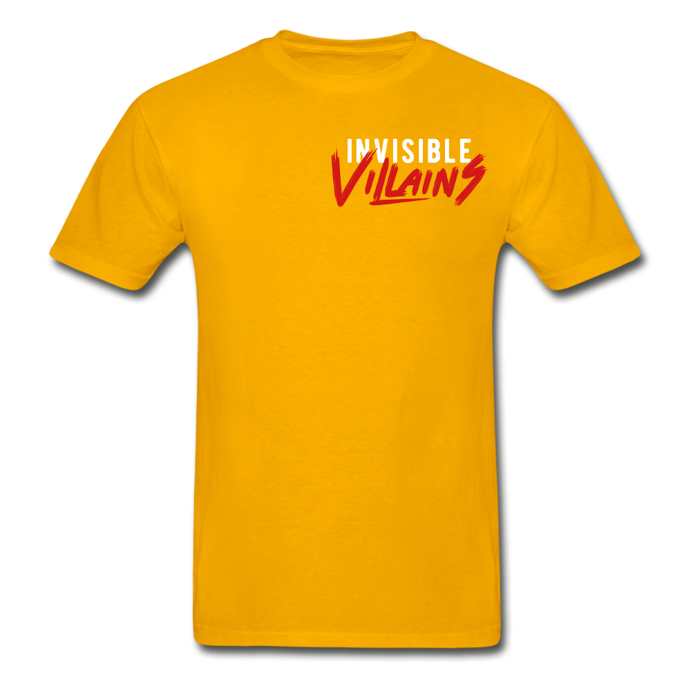 Invisible Villains T-Shirt - gold