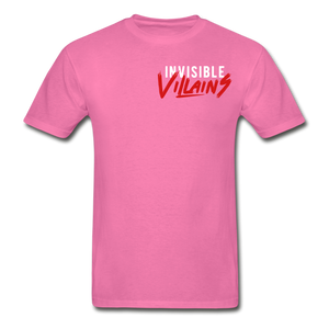 Invisible Villains T-Shirt - hot pink