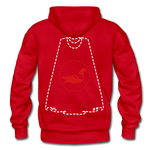 Invisible Villains Adult Hoodie - red