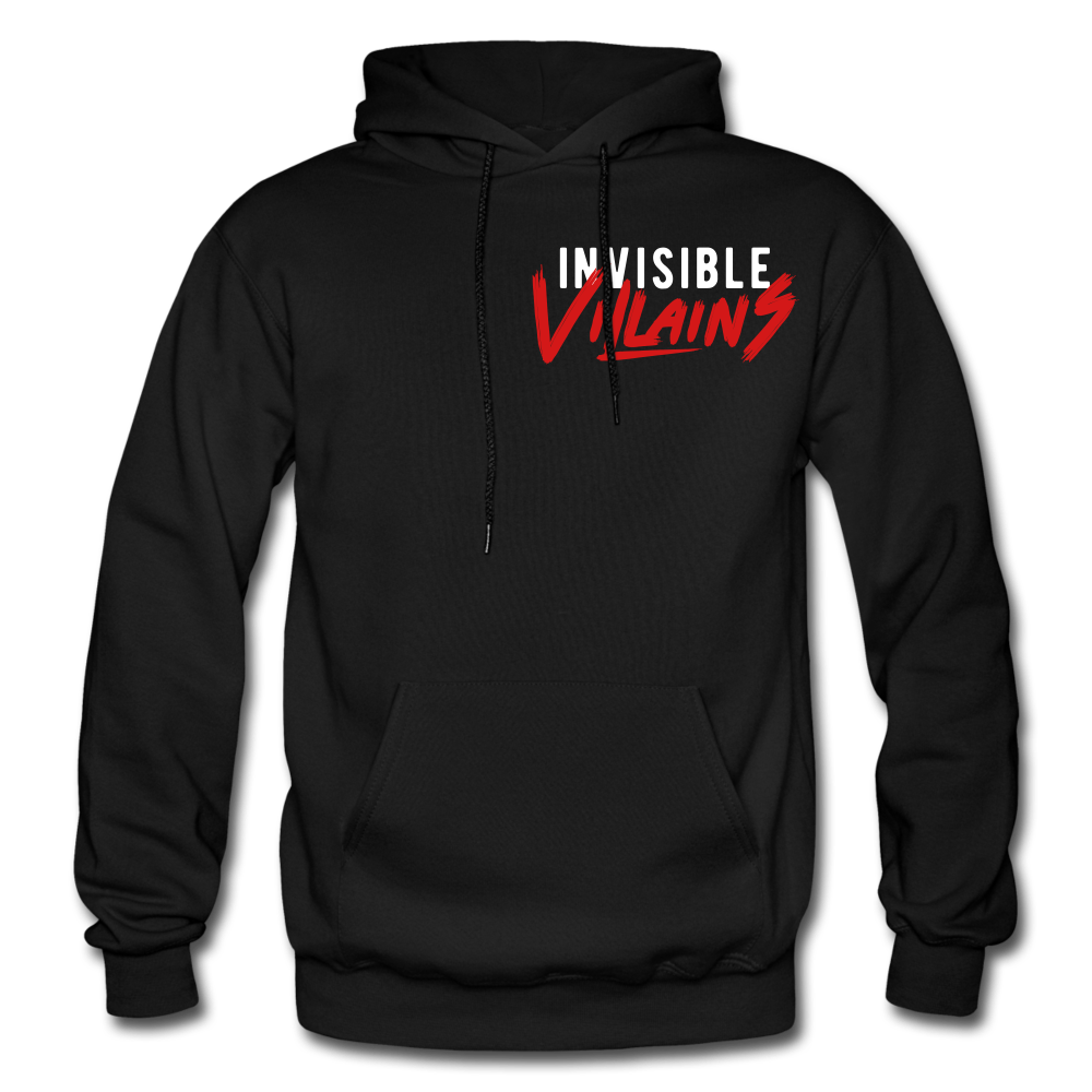 Invisible Villains Adult Hoodie - black
