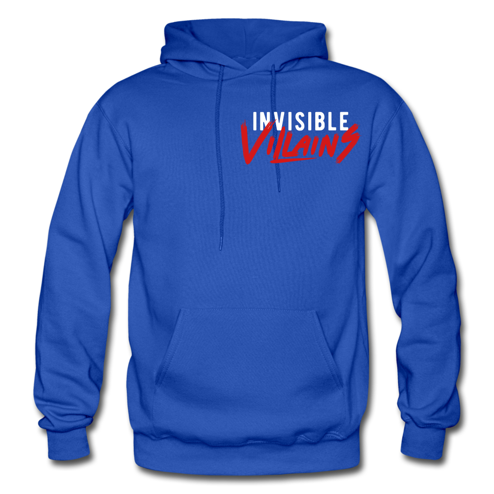 Invisible Villains Adult Hoodie - royal blue