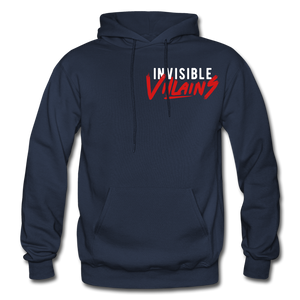 Invisible Villains Adult Hoodie - navy