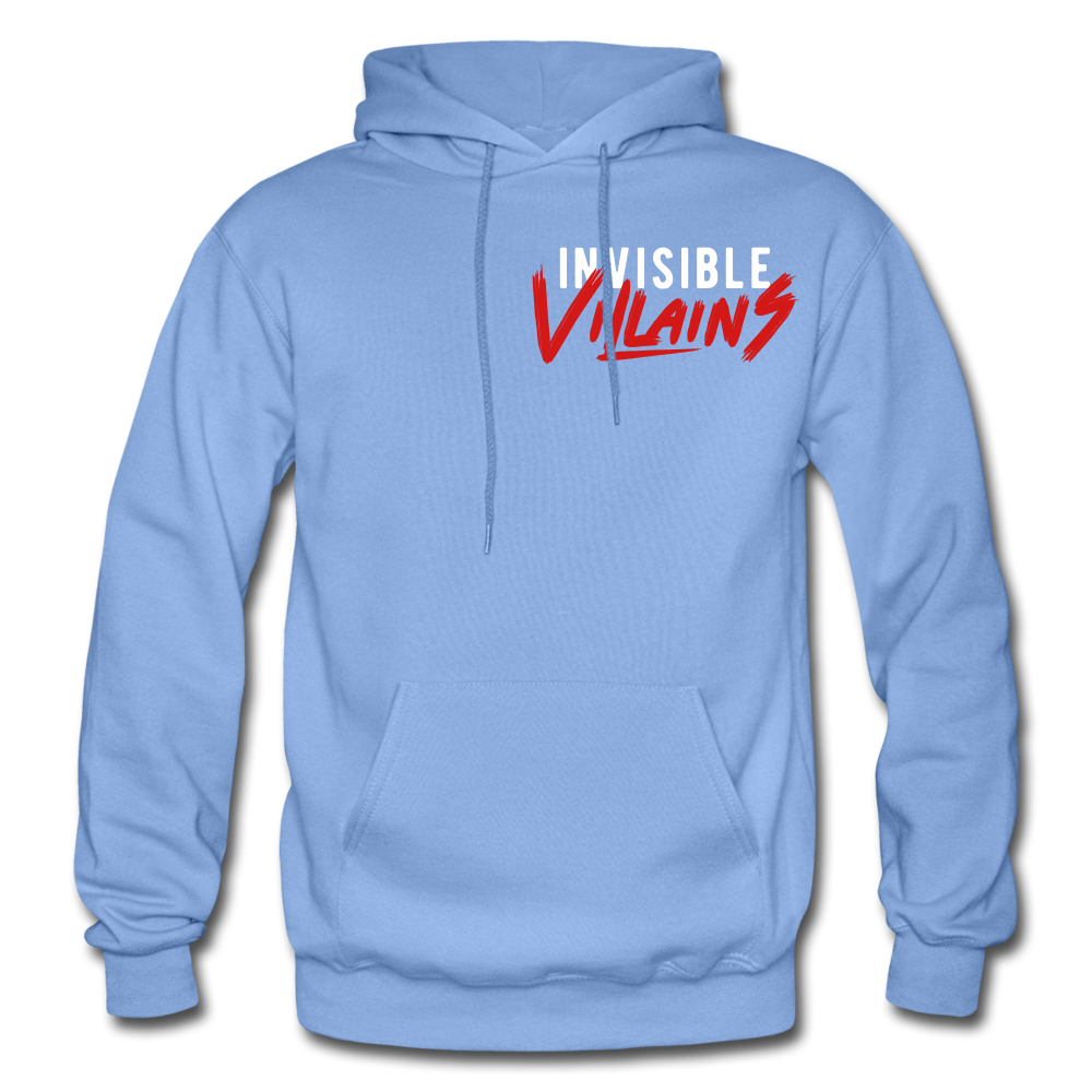 Invisible Villains Adult Hoodie - carolina blue