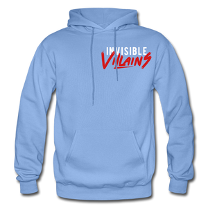 Invisible Villains Adult Hoodie - carolina blue