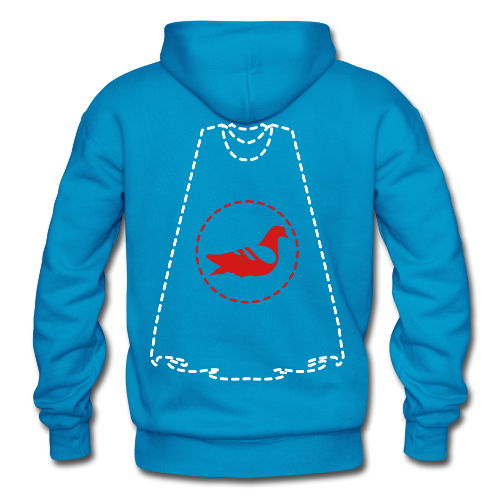 Invisible Villains Adult Hoodie - turquoise