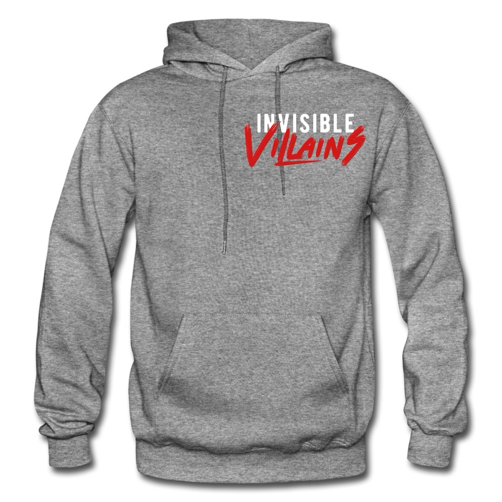 Invisible Villains Adult Hoodie - graphite heather