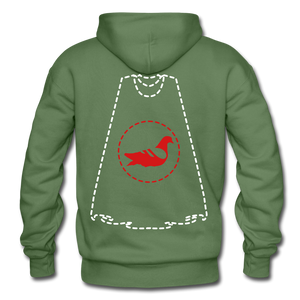 Invisible Villains Adult Hoodie - military green