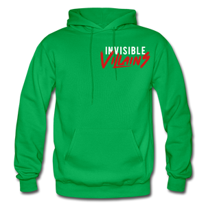 Invisible Villains Adult Hoodie - kelly green